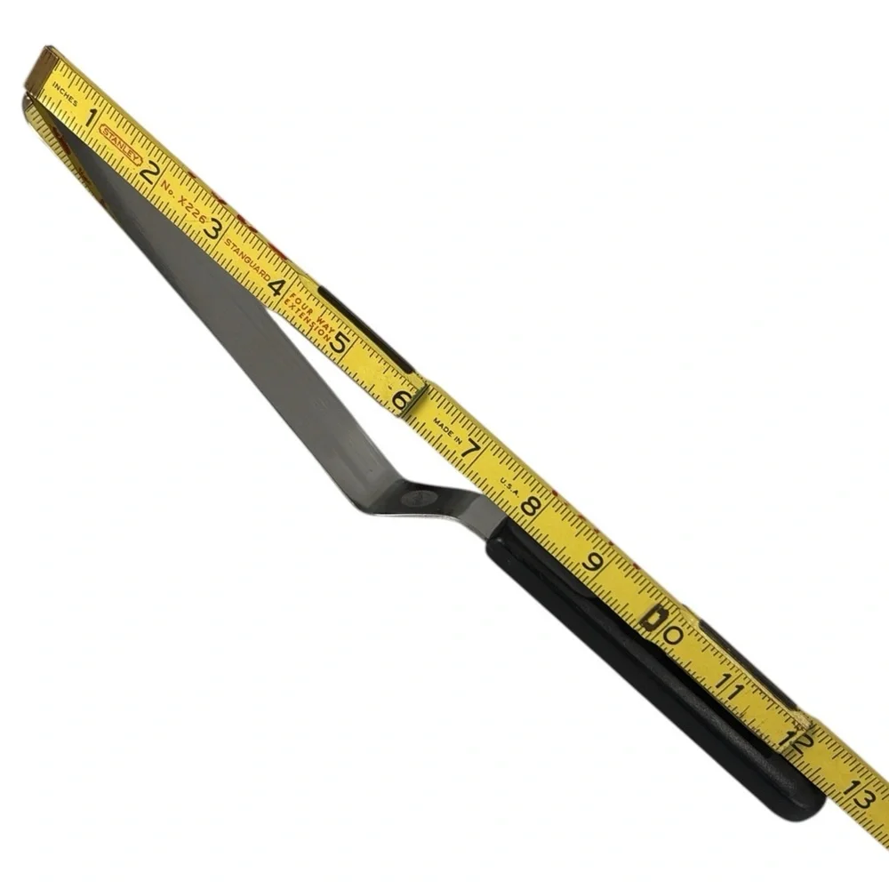 Wilton 13 Inch Offset Spatula Cake Icing Spreader Black Handle Stainless Steel